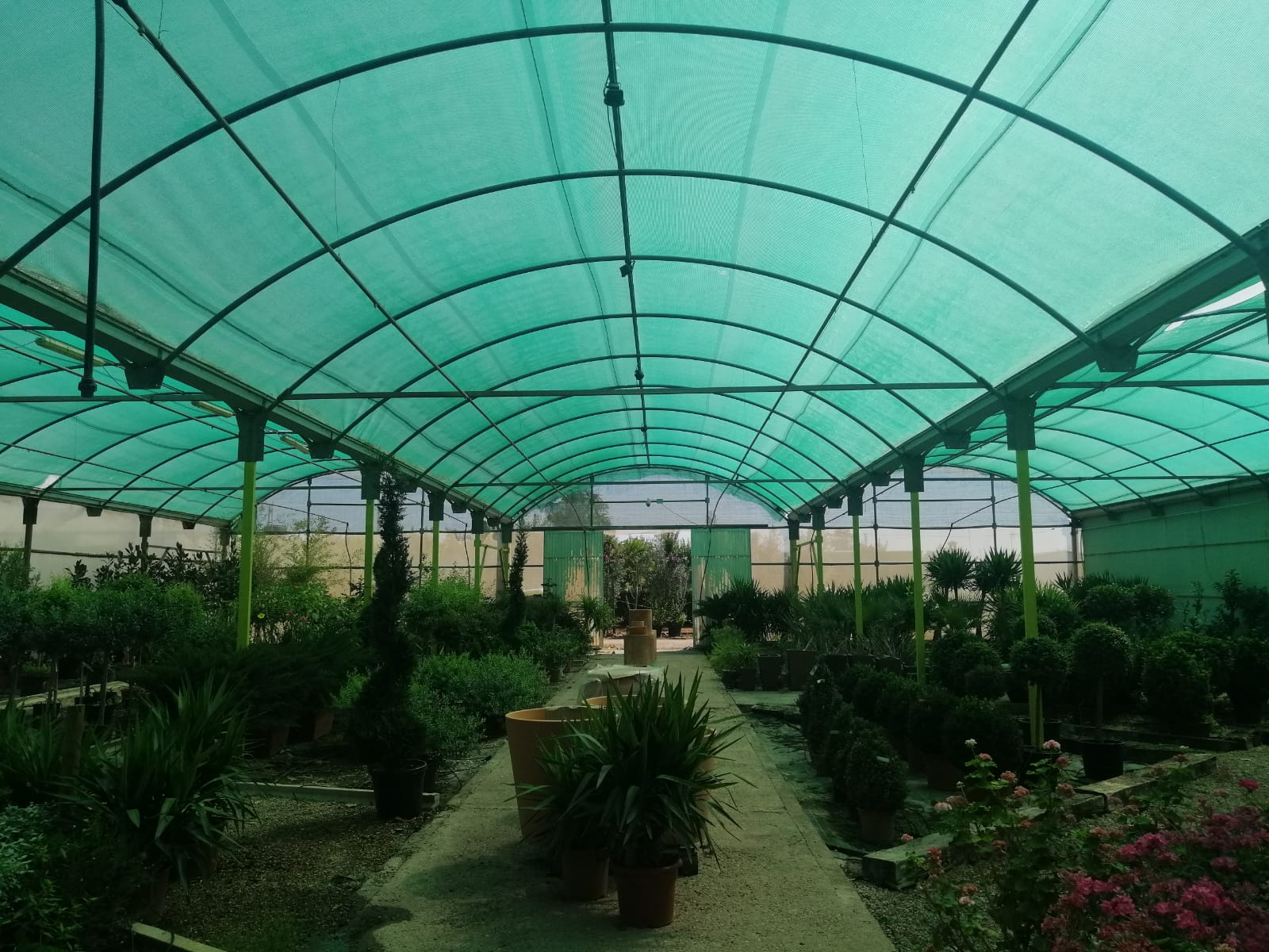 Malla de ocultación jardín extra de sombra, rollo 1,8 x 10 metros gris 400  gr / m²